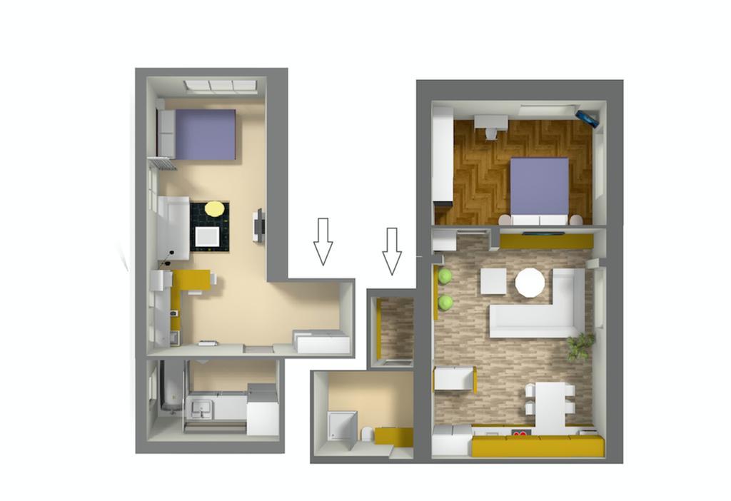 זאגרב Apartment Cubo Maksimir 1 מראה חיצוני תמונה